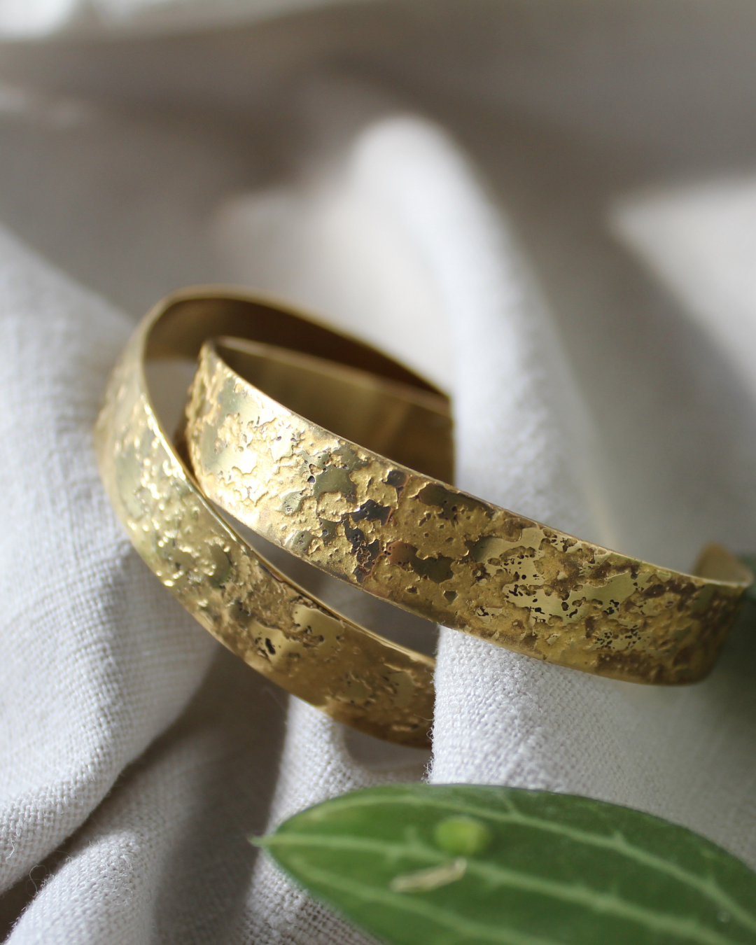 Brass bracelets