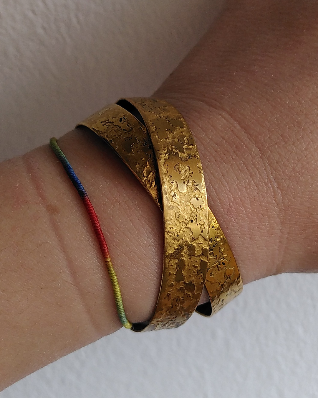 Brass bracelets