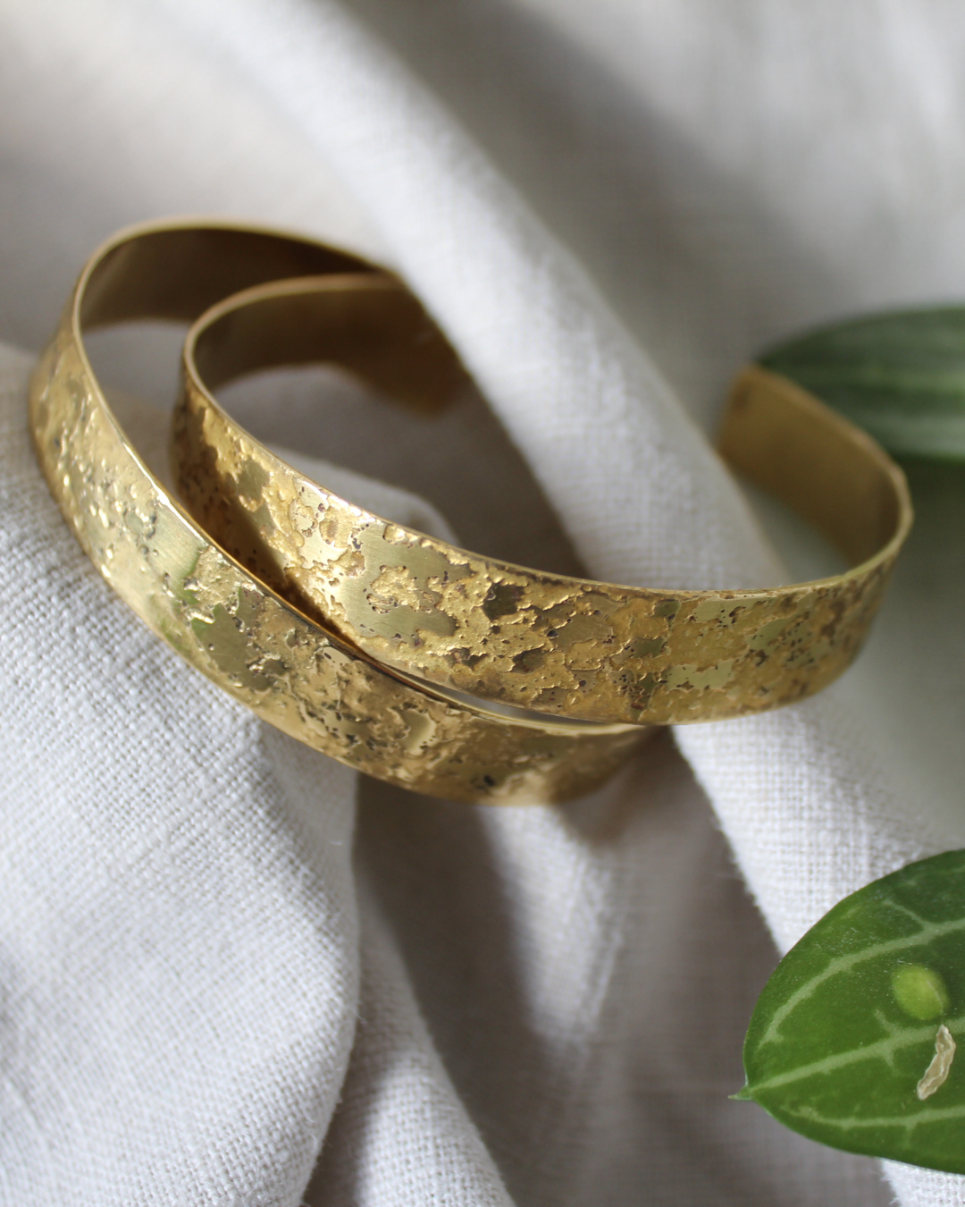 Brass bracelets
