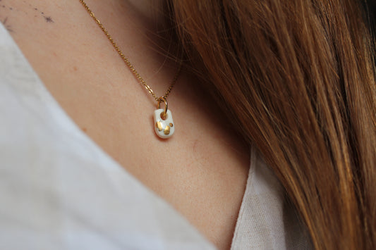 Porcelain Pendant Necklace